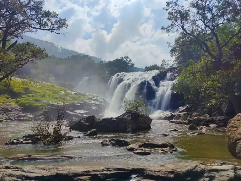 Chinnar Wildlife Sanctuary waterfalls