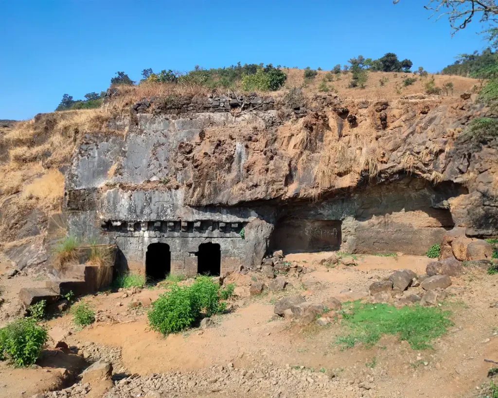 Caves in Visapur Fort