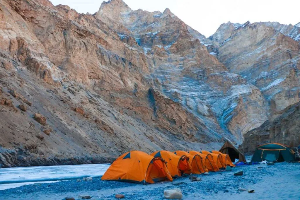 Chadar Trek Ladakh camp