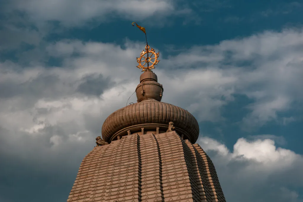 Jagannath Temple Flag view